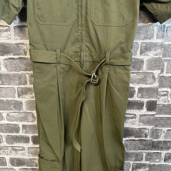 NWT Helmut Lang Khaki Utility Jumpsuit burnt olive - Picture 9 of 16